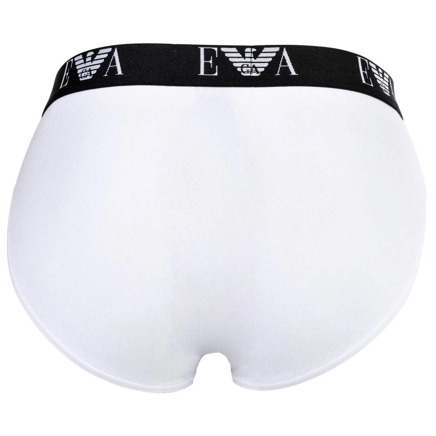 Трусы мужские Emporio Armani в черном и белом цвете — фото 3
