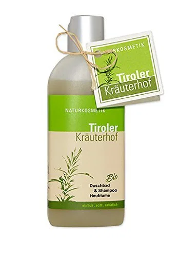 Натуральный шампунь и гель для душа Bio Heublume Tiroler Kräuterhof