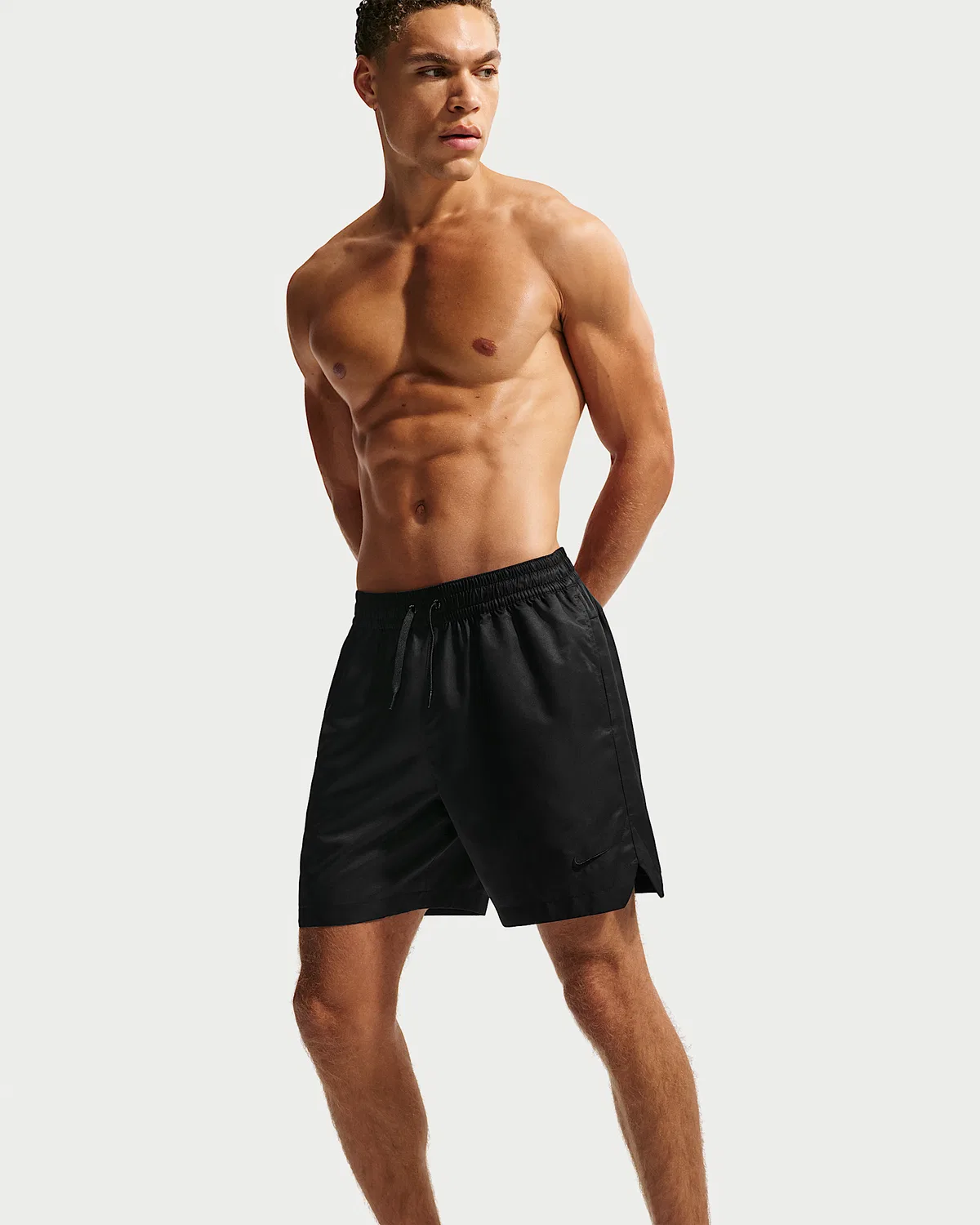 Мужские плавки Nike Swim Fadeaway Essential 7" с полной подкладкой, Black — фото 4