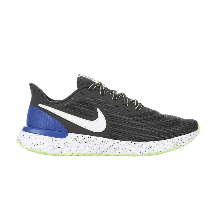 

Кроссовки Nike Revolution 5 EXT 'Dark Smoke Grey Game Royal Neon Green', серый
