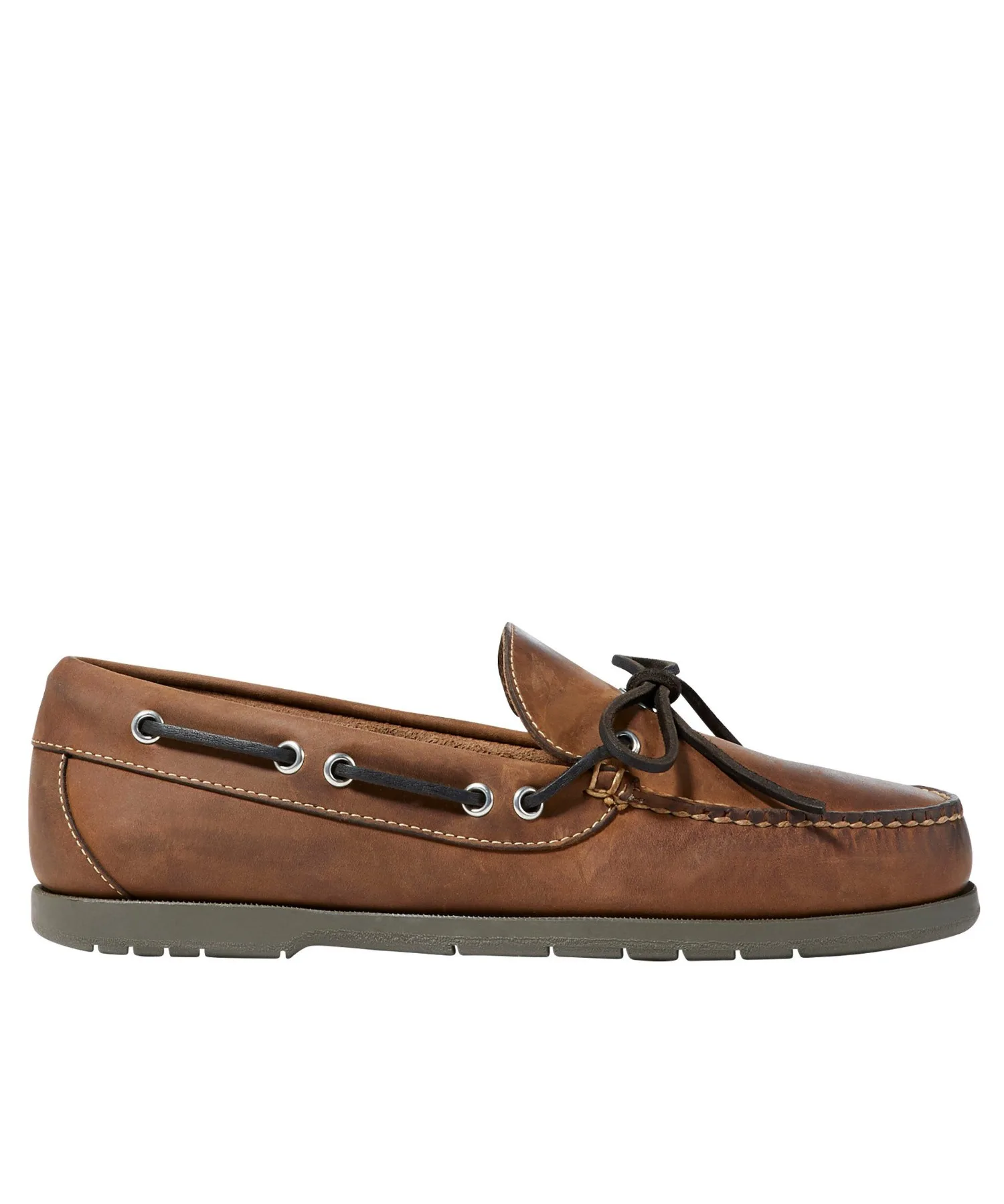 Мужские мокасины из кожи L.L.Bean Camp коричневые