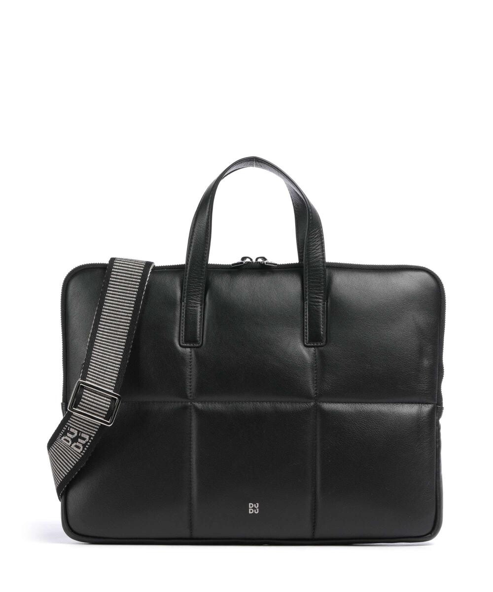 

Портфель togean 13 дюймов из мелкозернистой кожи Dudu Bags, черный