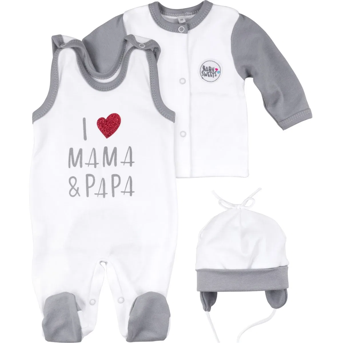 Комплект для новорожденных 14 предметов Baby Sweets, белый — фото 2