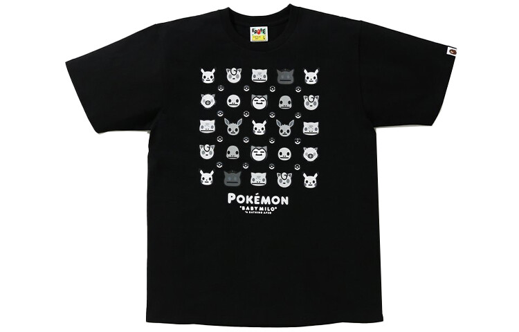 

Футболка Pokemon X Bape унисекс A Bathing Ape, черный