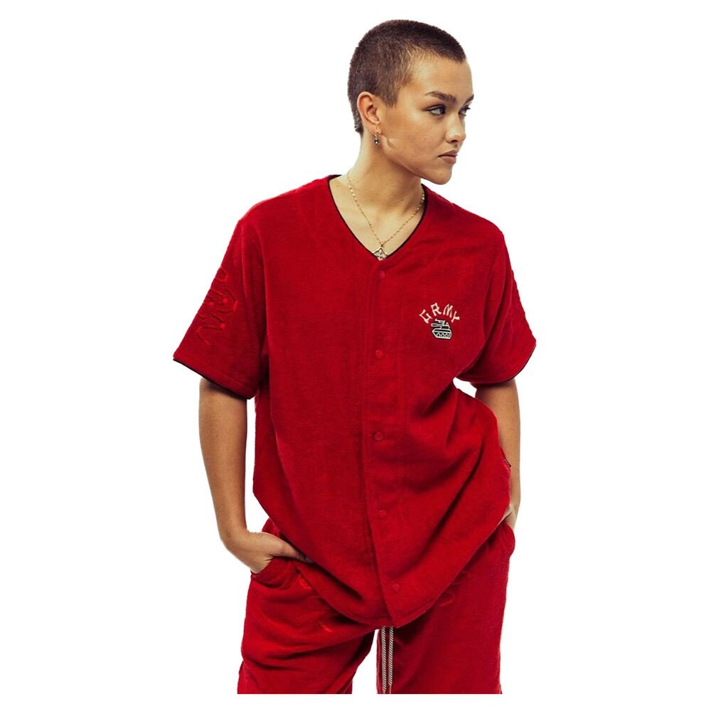 

Футболка Grimey Lucky Dragon Terry Towelling Baseball, красный