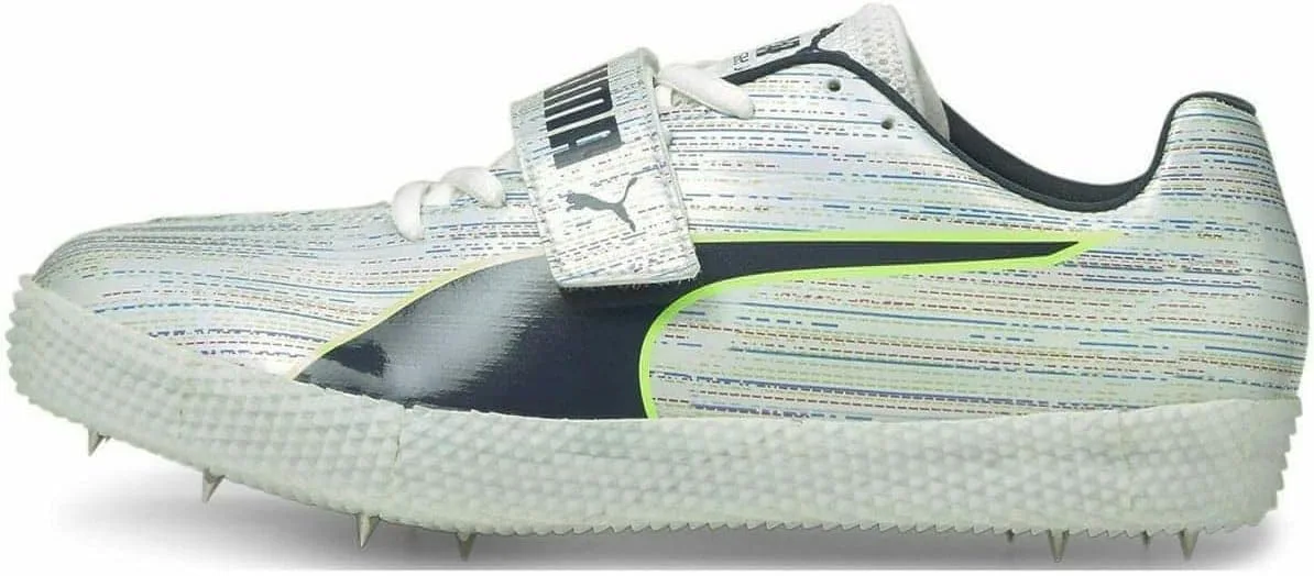 Кроссовки PUMA Evospeed High Jump 8 SP, белый/черный/розовый