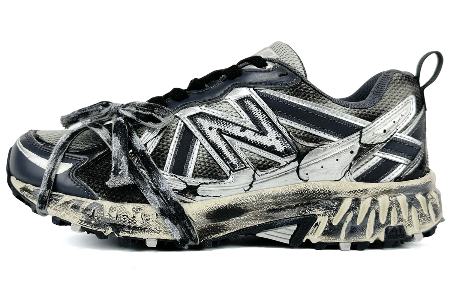 

Кроссовки NB 410 унисекс с низким верхом, черные/серые New Balance