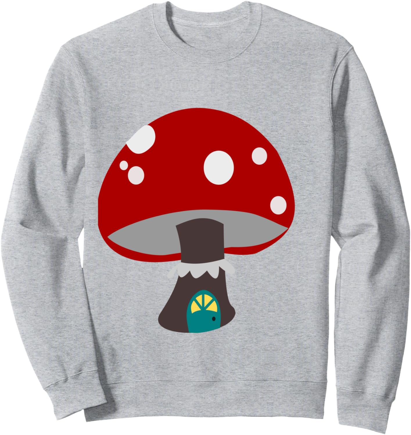 

Толстовка с изображением ядовитого гриба из дома Fashion Tees, серый