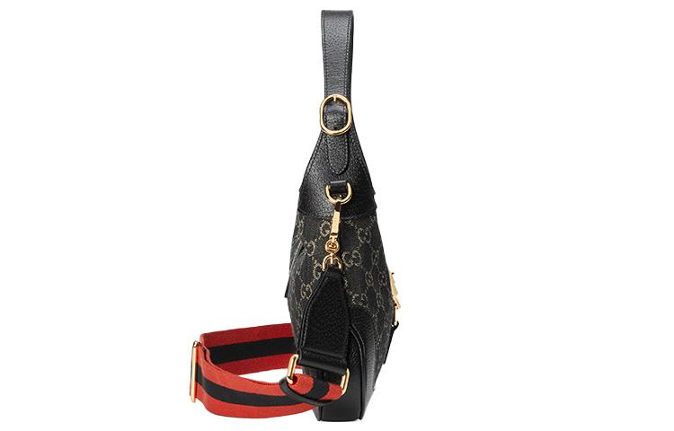 Женская сумка через плечо Gucci Jackie 1961, маленькая, черная — фото 4