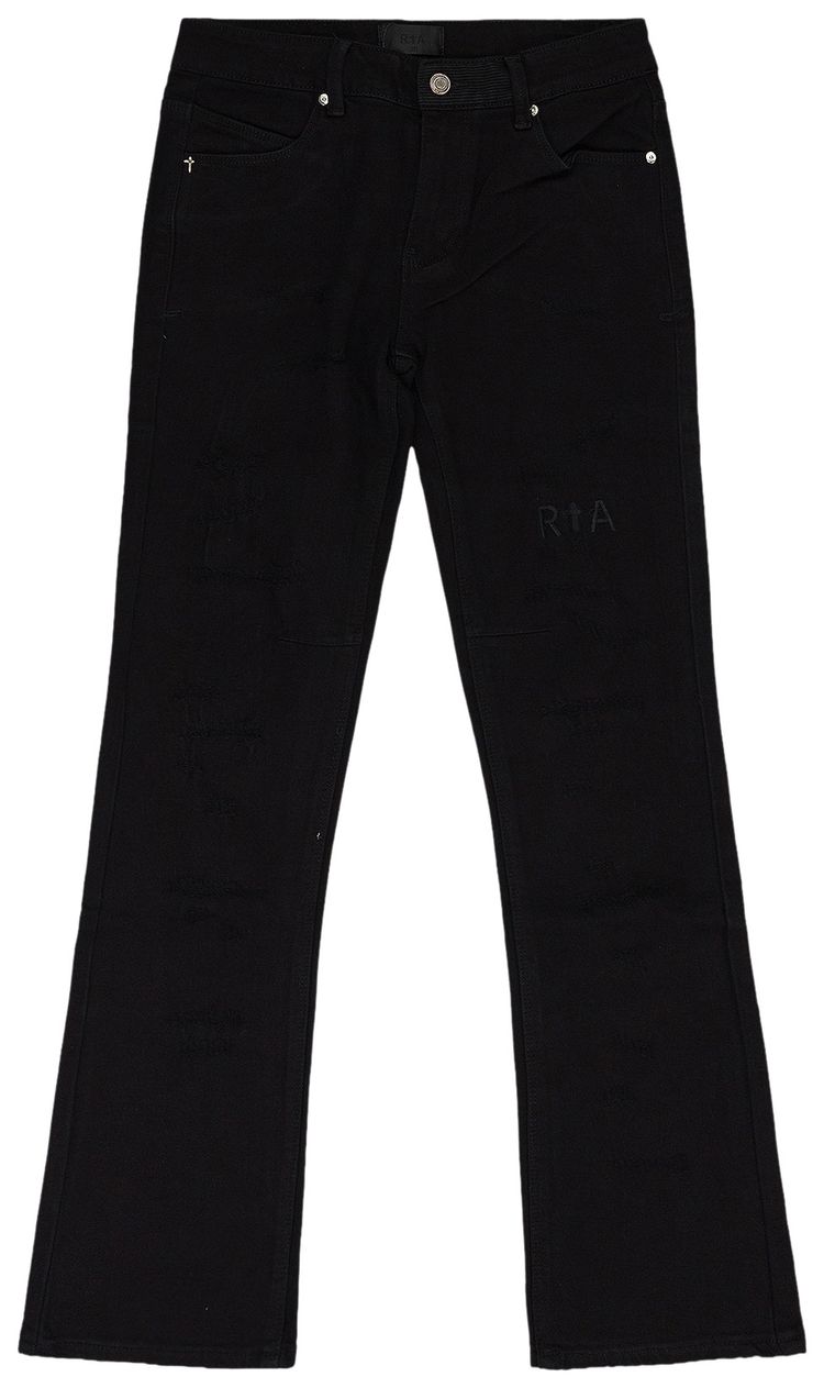 

Джинсы RtA Scratched Jeans, черный