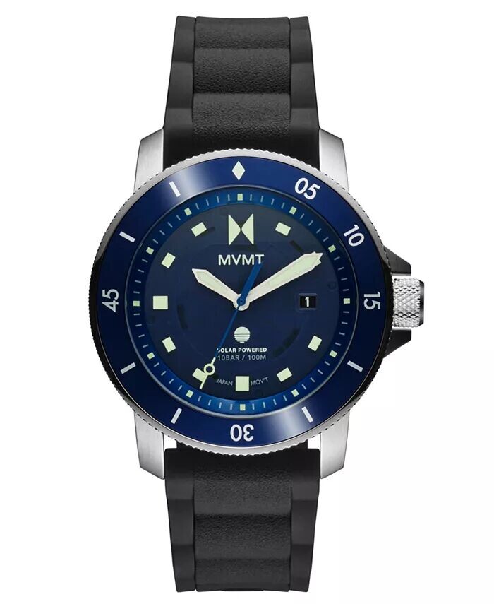 

Мужские черные силиконовые часы Cali Diver 40 мм MVMT