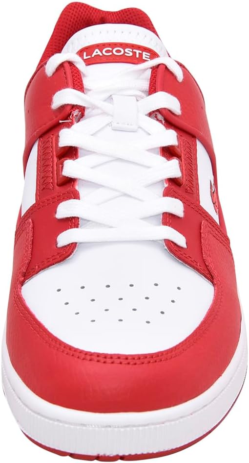 Кроссовки мужские Lacoste Court Cage, белый/красный — фото 2