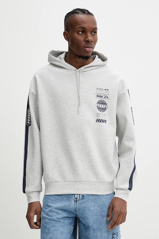 

Толстовка LOGO STACK HOODY Red Bull Racing X Pepe Jeans, серый