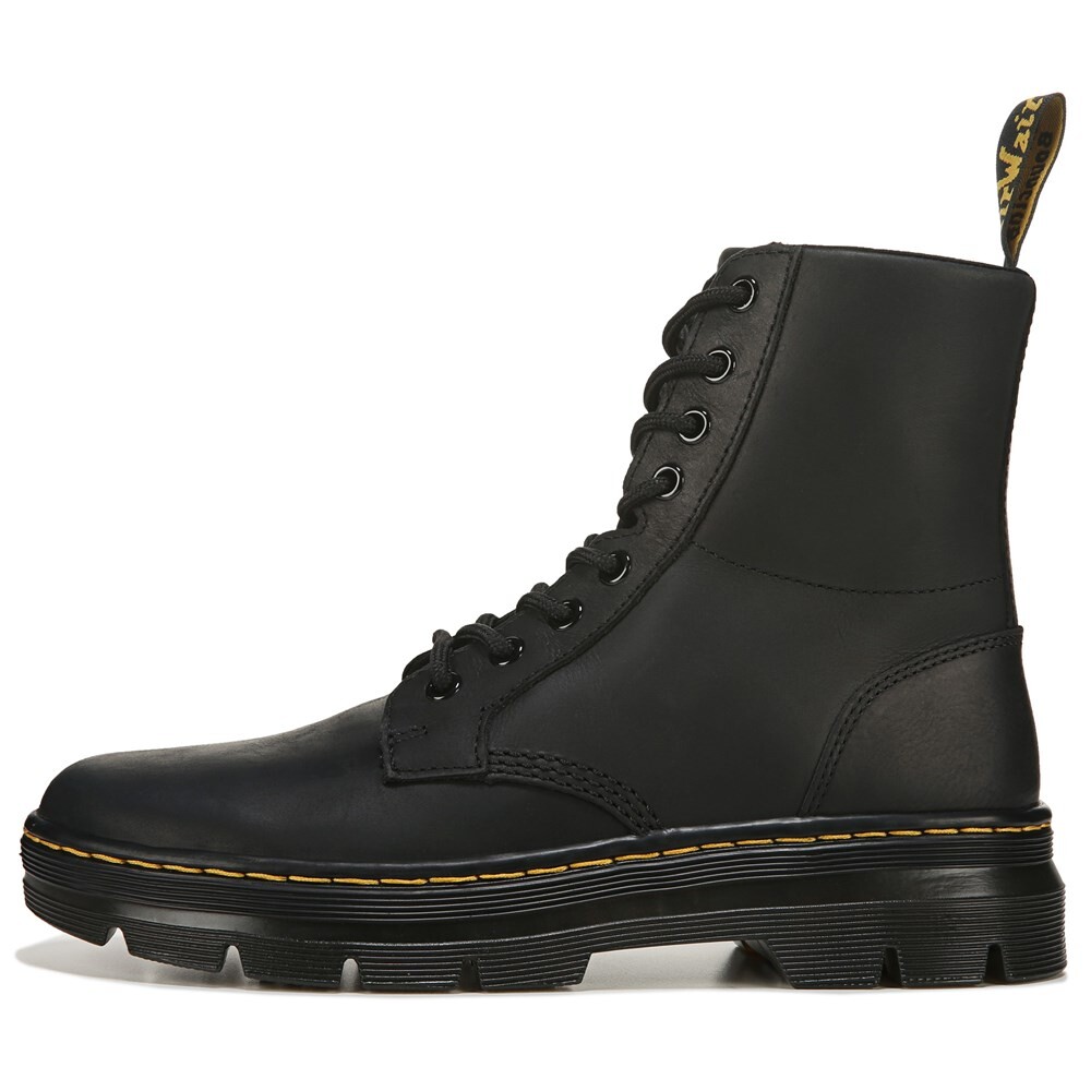 Ботинки мужские Dr. Martens Combs высокие кожаные, черный — фото 3