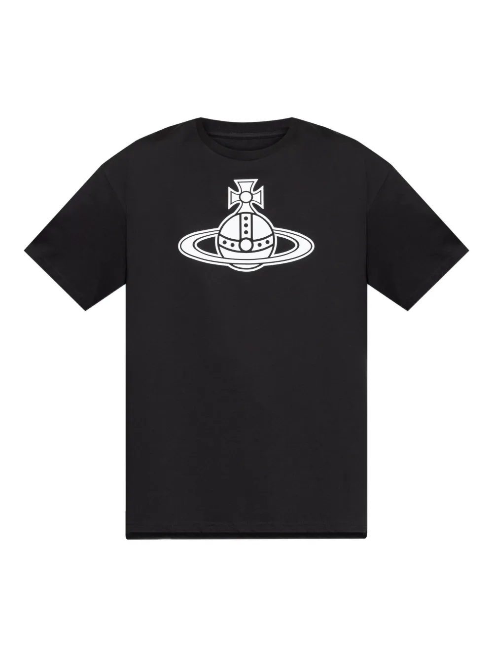 

Хлопковая футболка с принтом Paris Orb Vivienne Westwood, черный