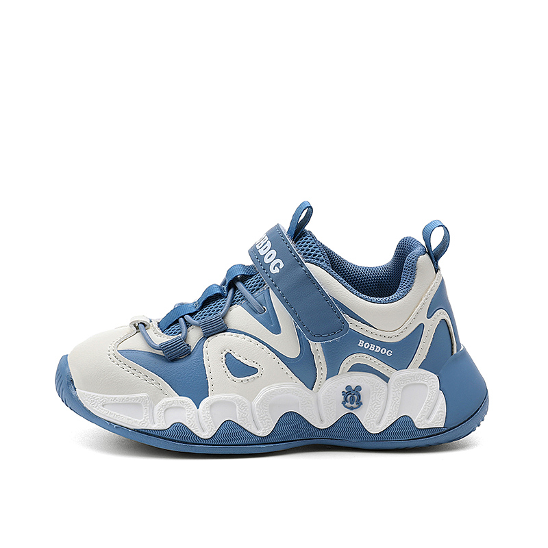 

Детские кроссовки с низким верхом, устойчивые к истиранию BOBDOG, Cyanine/m