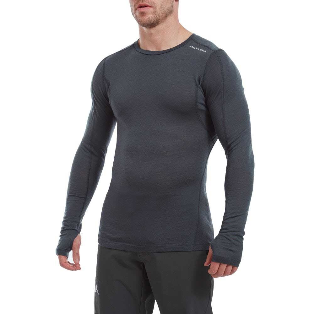 

Базовый слой с длинным рукавом Altura Merino 50, серый