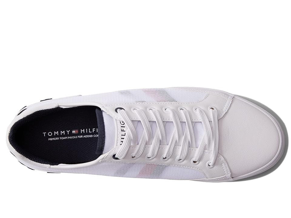 Кроссовки Tommy Hilfiger Rojo, белые, мужские, с круглым носком, повседневные, GAL11 Tommy Hilfiger, белый — фото 2