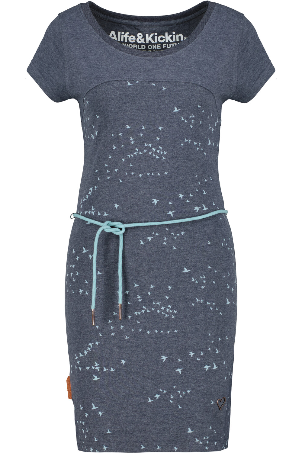 

Платье alife and kickin Blusen, Jersey, Mini, Shirt, Sommer, Strand ClarissaAK B, синий
