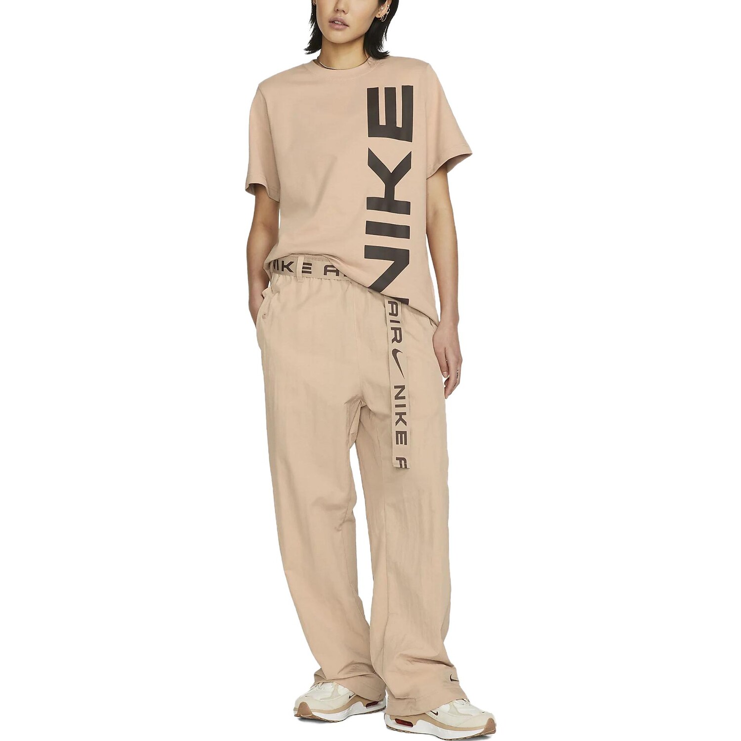 Футболка женская Hemp/Белая/Белоснежная/Черная Nike — фото 2