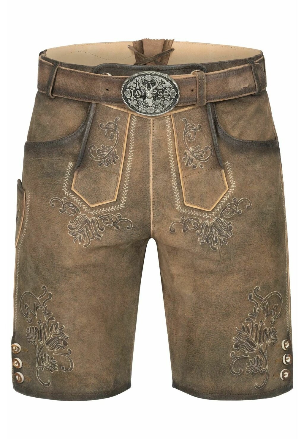 

Шорты TRACHTEN MIT GÜRTEL Krüger Dirndl, цвет korn