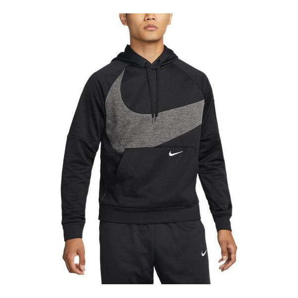 

Толстовка Nike Therma-Fit Swoosh Pullover Hoodie 'Black', черный