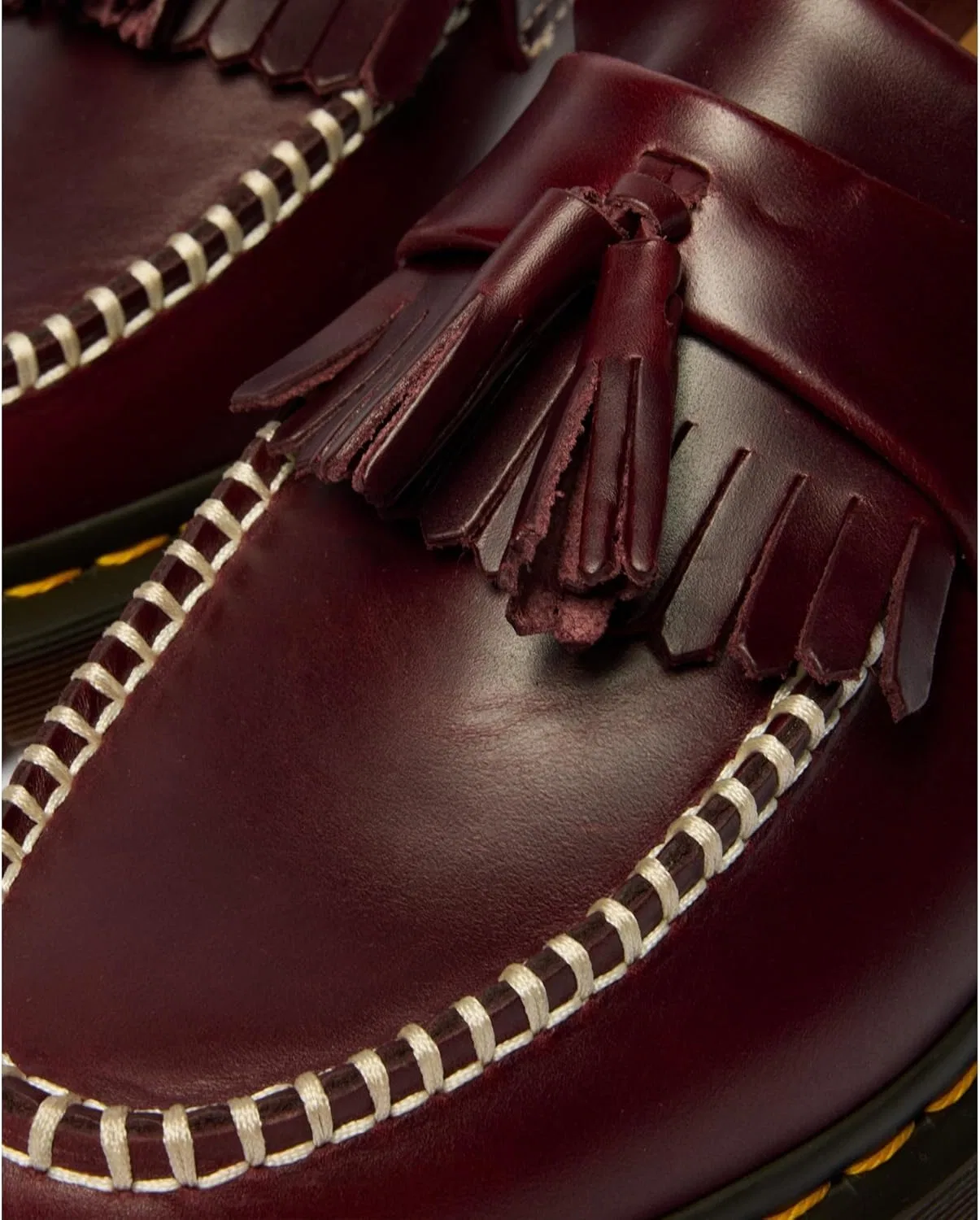 Лоферы из натуральной кожи Dr. Martens, вишнево-красный — фото 4