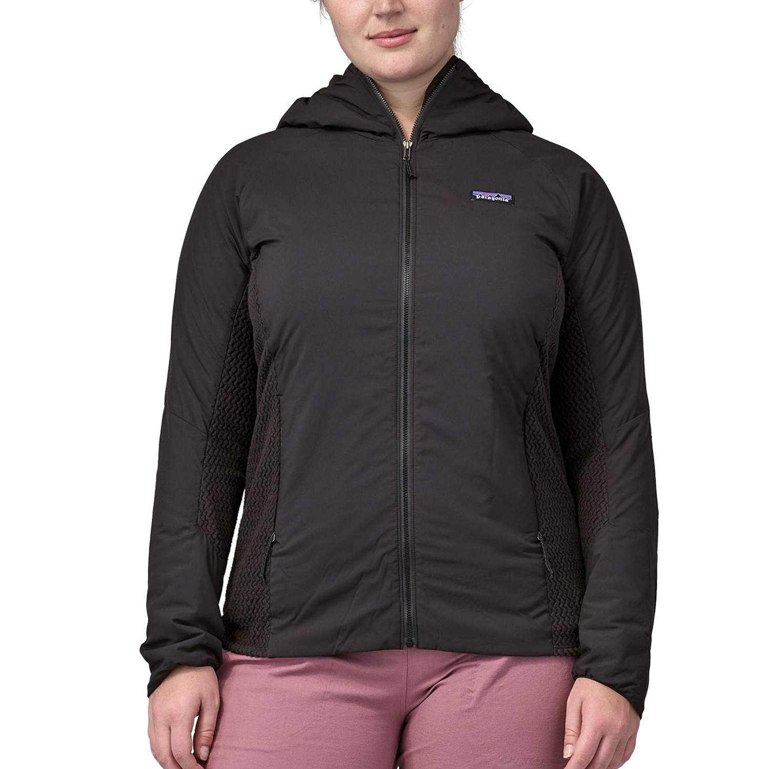 

Женская легкая гибридная куртка с капюшоном Nano-Air Patagonia, Black
