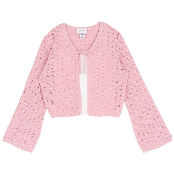 

Детский комплект из кардигана и топа для девочек 7-16 лет Tween Diva, Pink