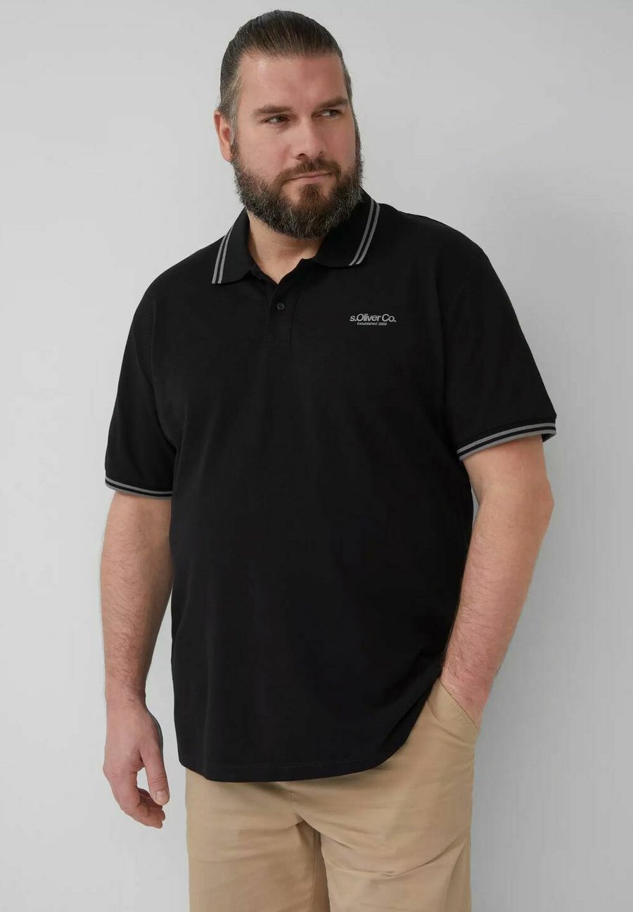 

Поло s.Oliver Polo shirt, Schwarz/Black, Черный, Поло s.Oliver Polo shirt, Schwarz/Black