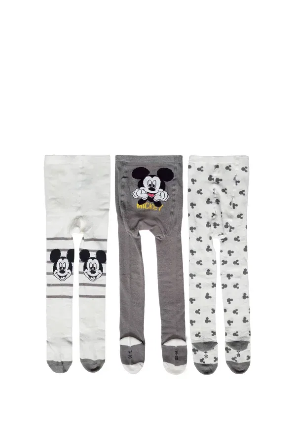 Колготки Mickey Mouse Babystrumpfhose Babykleidung (3er Pack) Tights Disney, серый/белый