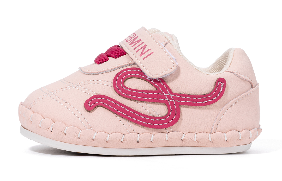 

Легкие, амортизирующие, низкие кроссовки для младенцев и малышей. EBMINI, розовый