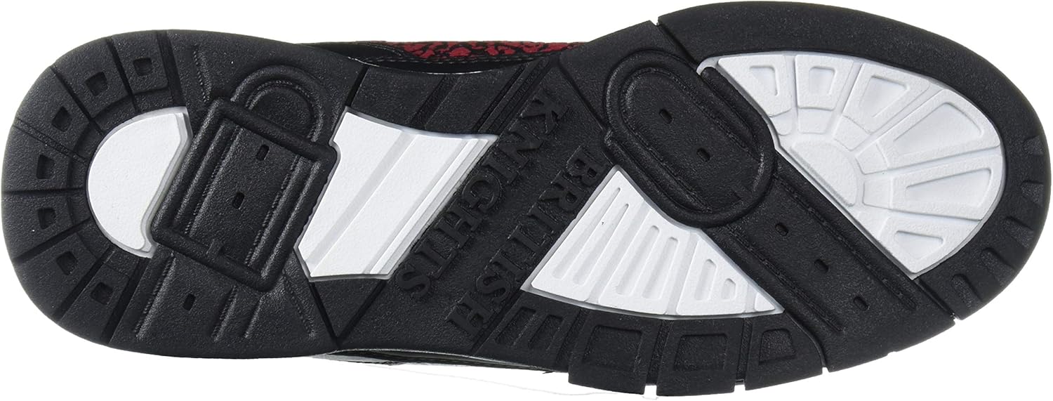 Мужские кроссовки British Knights Metros Oxford, черный/красный/белый — фото 4