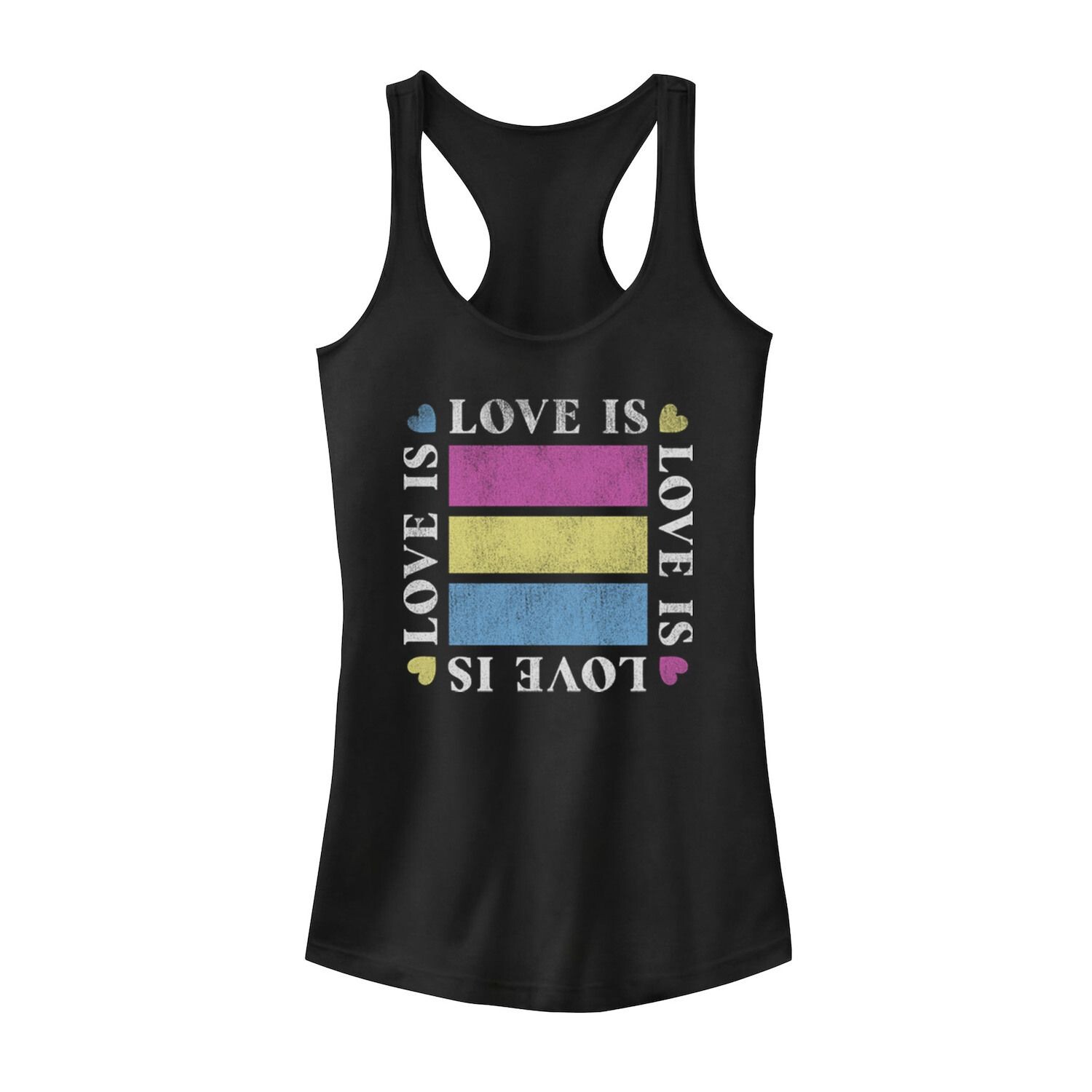 

Квадратная майка Junior's Love Is Pastel