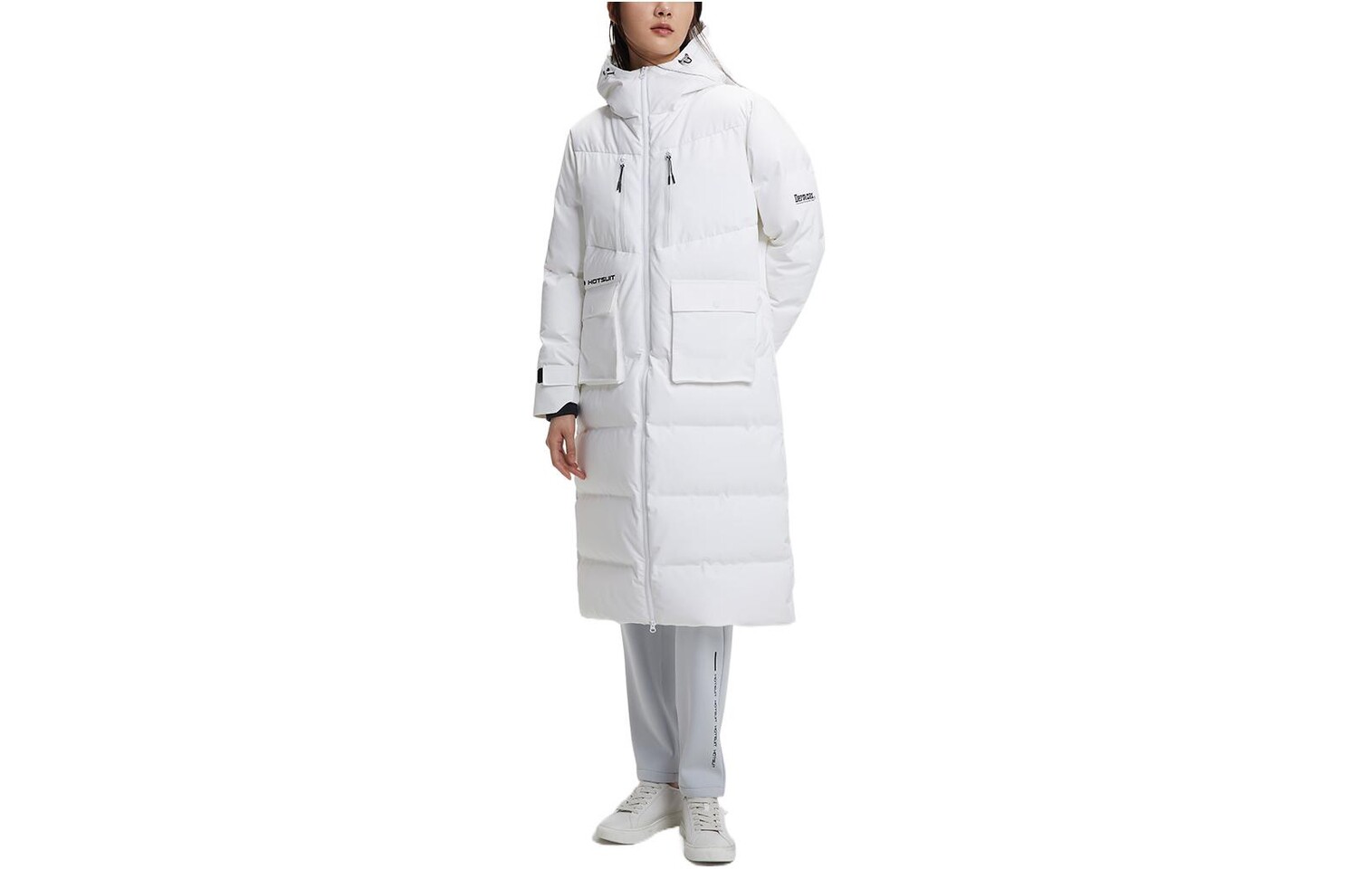 

Пуховик женский Hotsuit, цвет Silver White