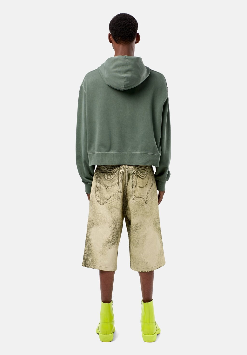 

Джинсовые шорты CAMPERLAB, schwarz grün