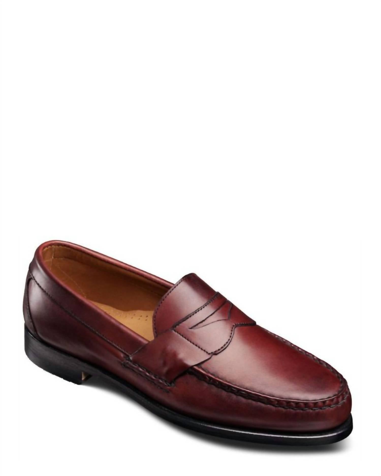 

Мужские лоферы Cavanaugh с монеткой в цвете оксблад Allen Edmonds, Oxblood
