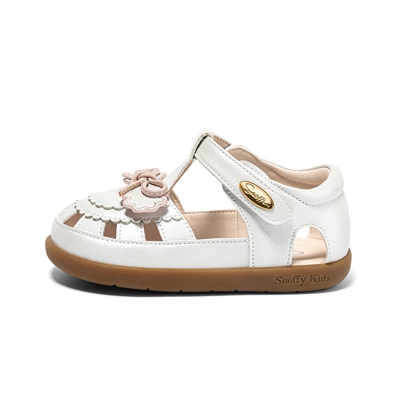 

Антискользящие износостойкие низкие детские ботинки для малышей Snoffy, белый