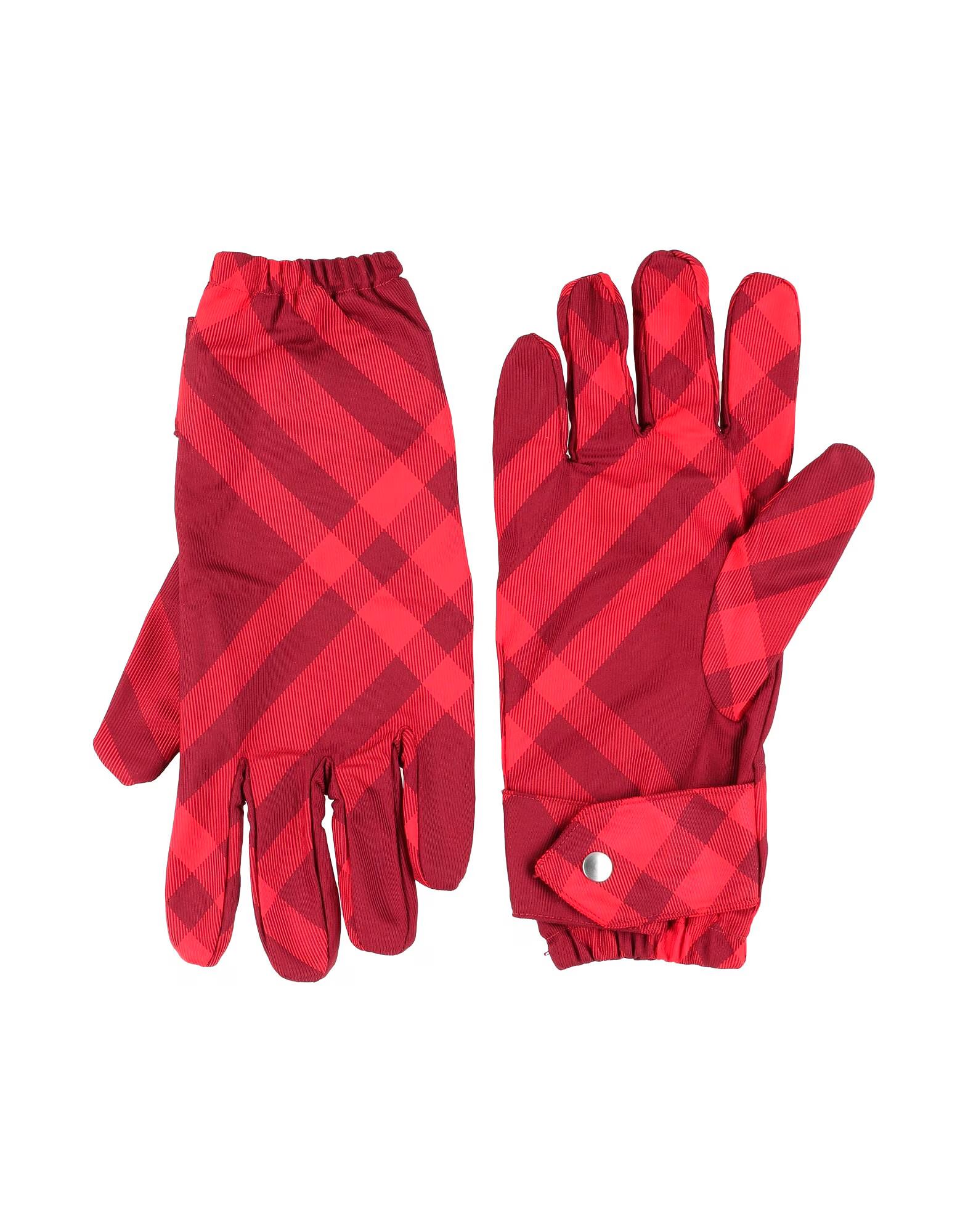 

Перчатки Burberry, бордовый