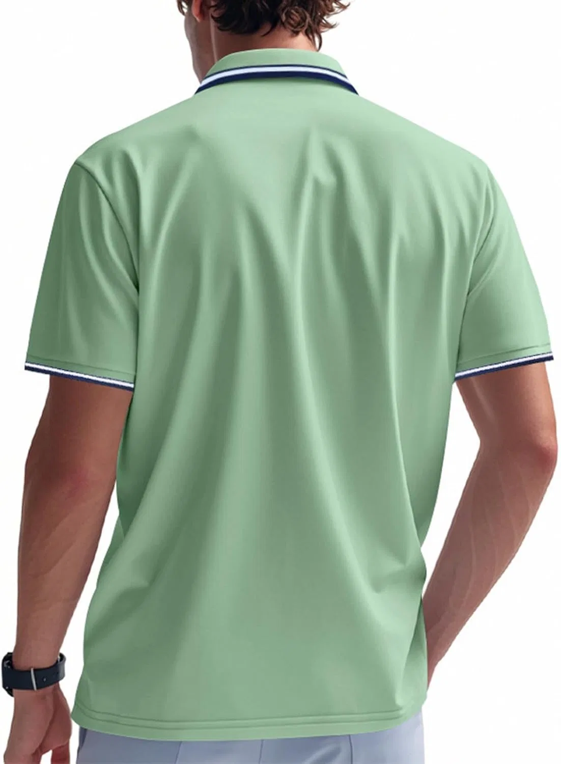 Мужское поло Casual Performance Tops, Green — фото 4