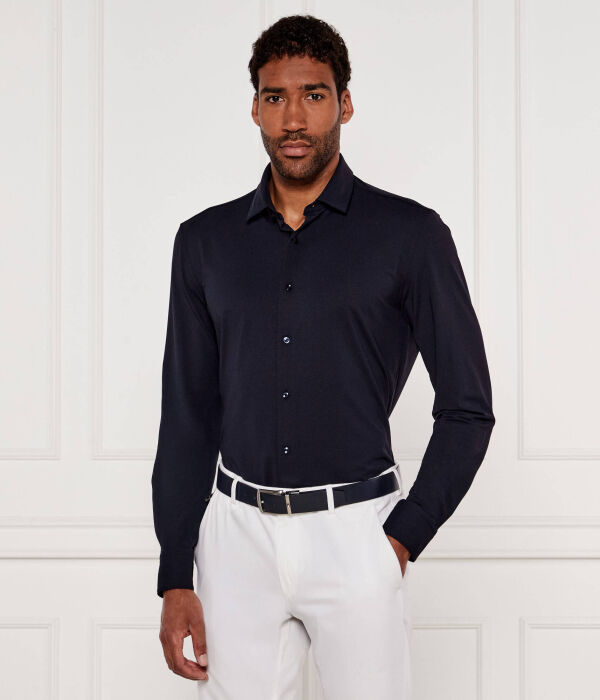 

Рубашка p-hank-s-kent-c1-222 Slim fit Boss, синий