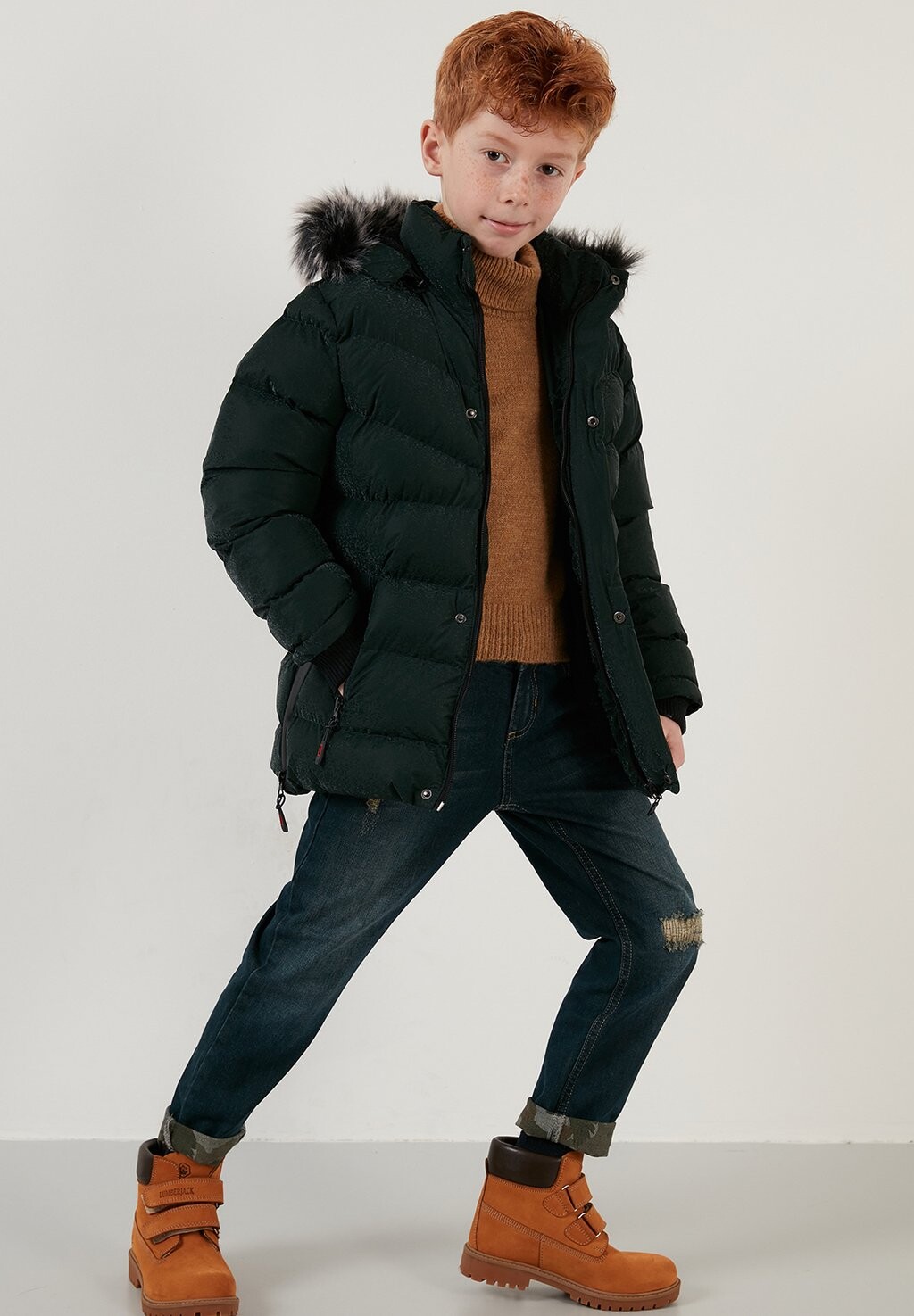 

Зимнее пальто REGULAR FIT LELA, цвет khaki