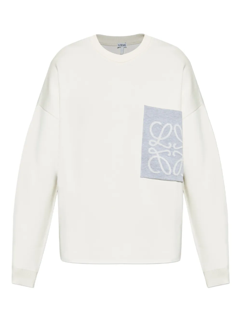 

Свитер с нашивкой-логотипом LOEWE, нейтральный