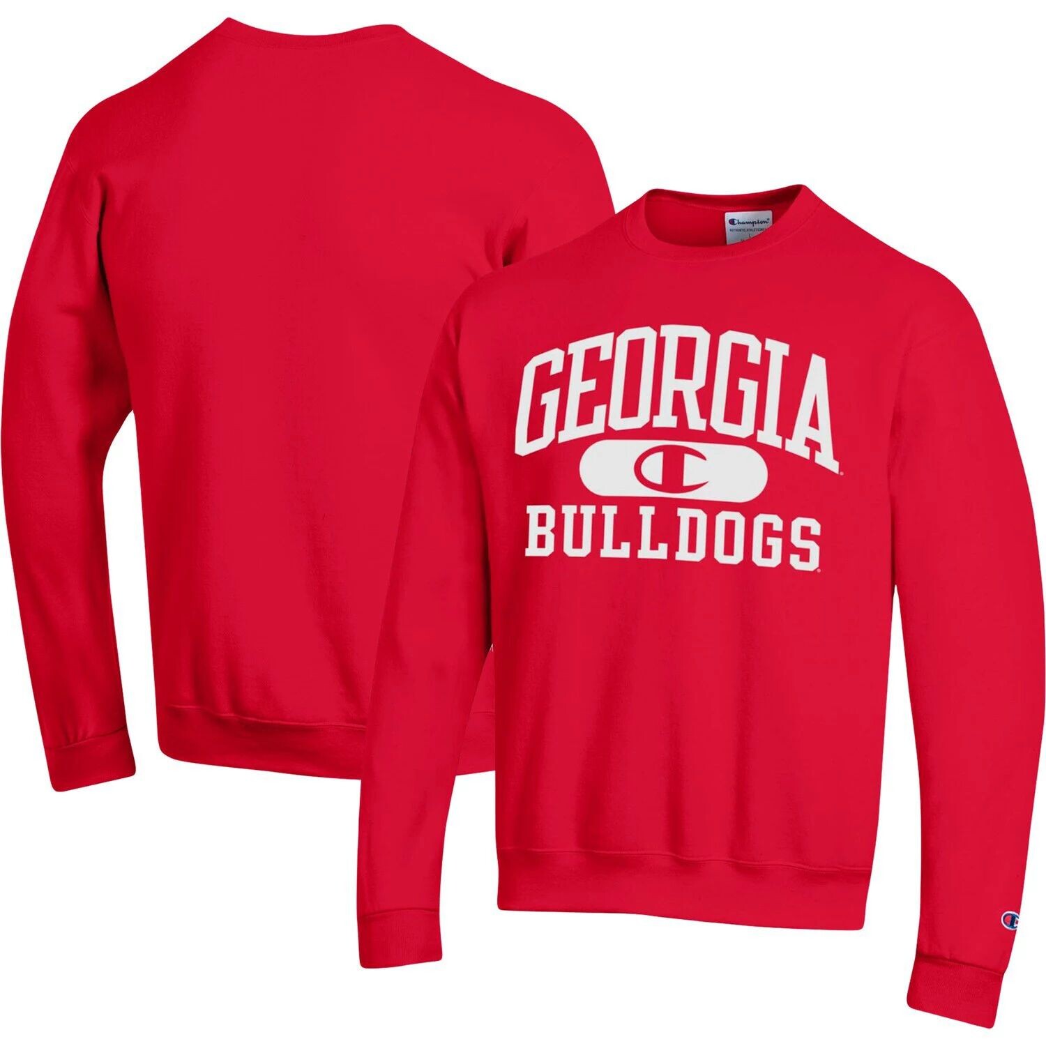 

Мужской красный свитшот Georgia Bulldogs Arch Pill Champion