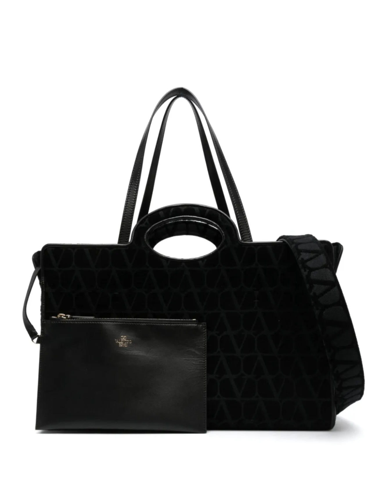 

Valentino Garavani сумка-тоут Le Troisième Toile Iconographe, черный