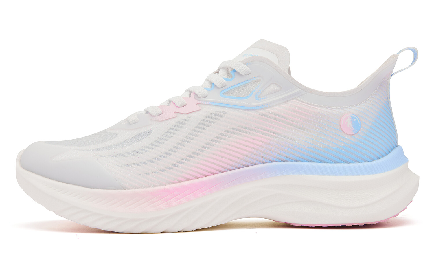 

Кроссовки для бега Light Speed 4.0PLUS женские низкие White Union Blue Qiaodan
