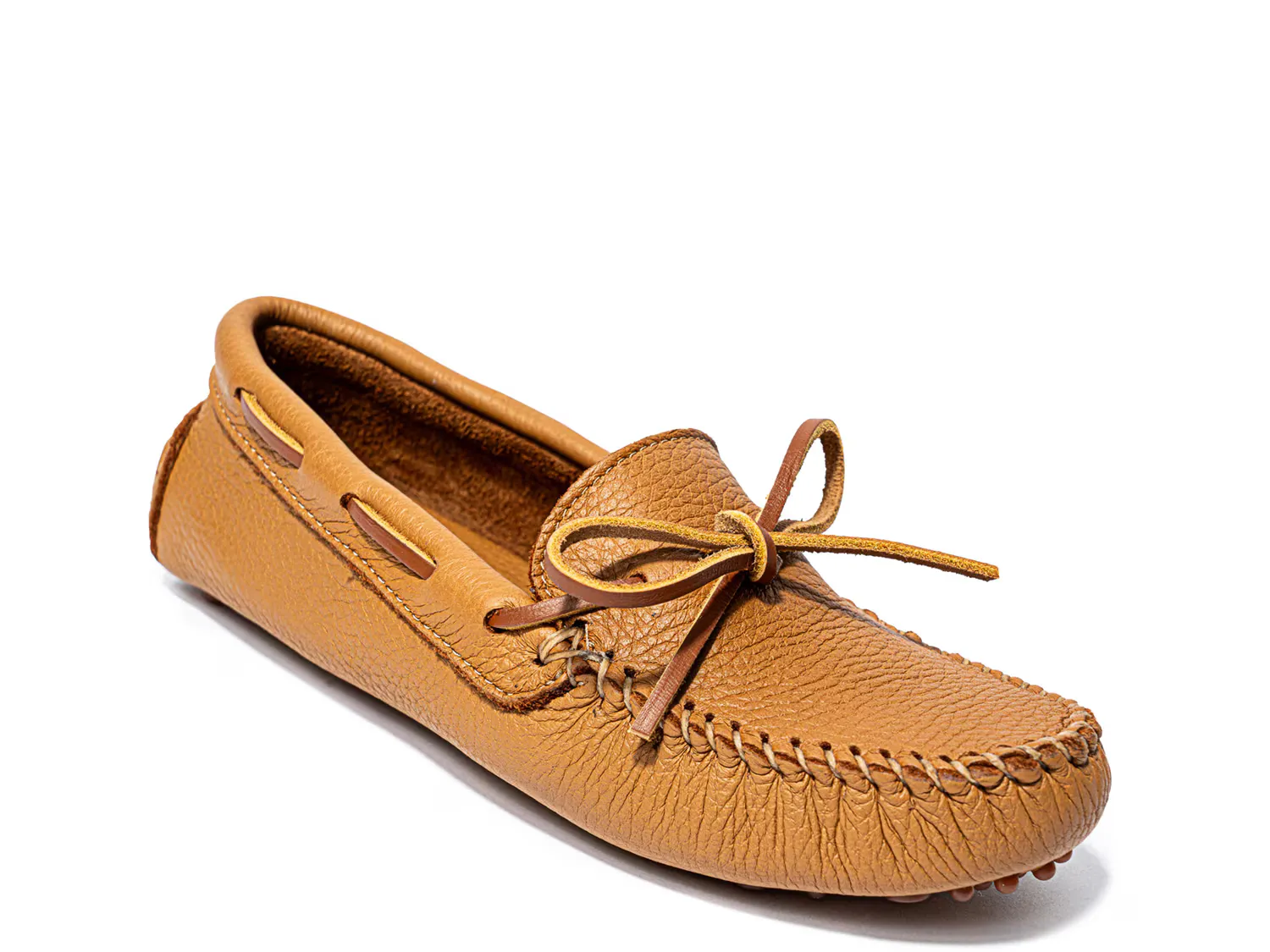 Лоферы Classic Driving Loafer Minnetonka, бежевый
