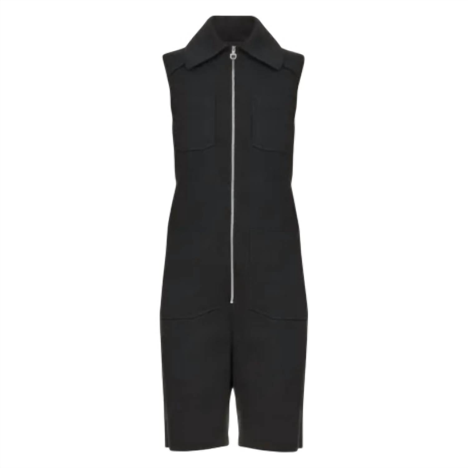 

Женский комбинезон из органического хлопка черного цвета Salvatore Ferragamo, черный