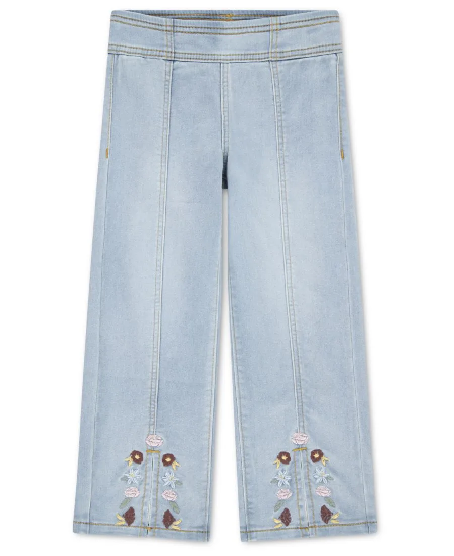 Детские широкие штанишки Добби для девочек Levi's, denim синий