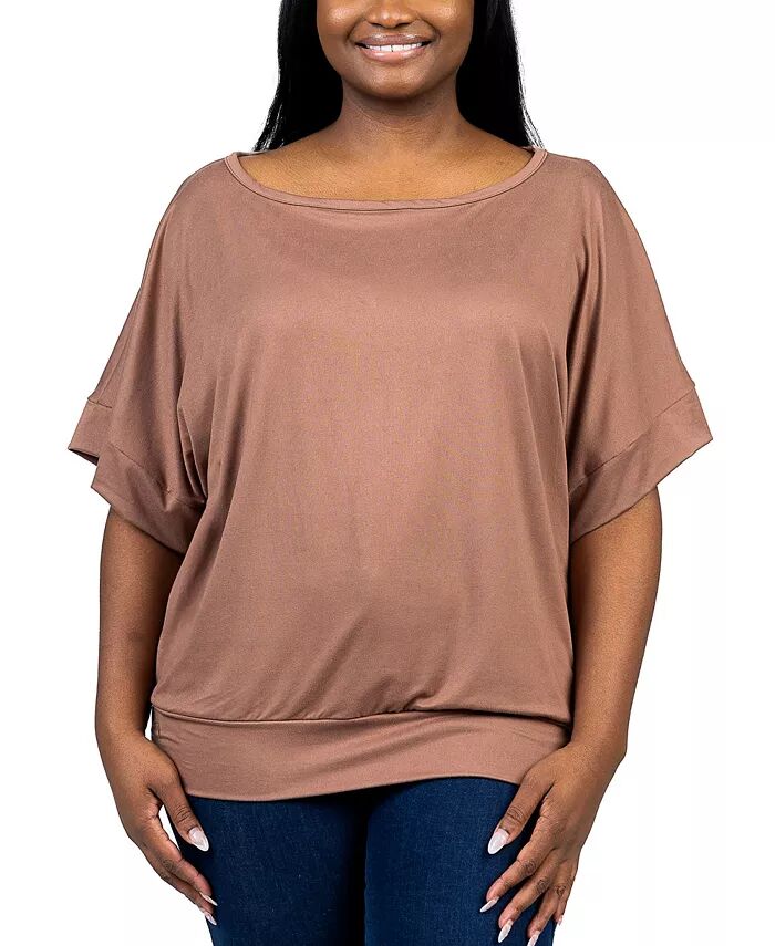 

Женский топ 24seven Comfort Apparel, коричневый